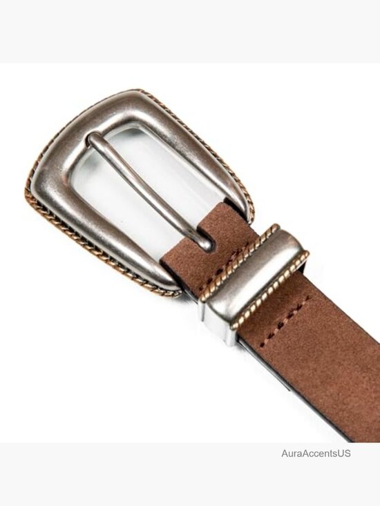 Western Leather Belt | Buffalo Leather | Vintage Style | Classic Fashion